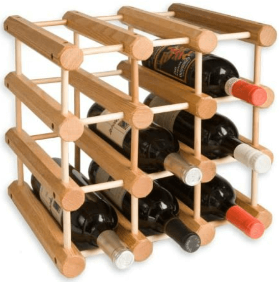 J.K. Adams Ash Wood Wine Rack