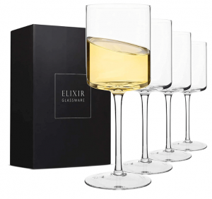 Elixir Square Wine Glass