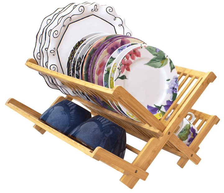 Totally Bamboo Collapsible Dish Drying Rack